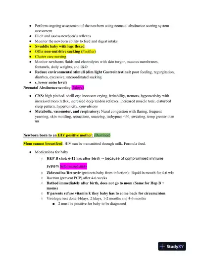 ATI RN Maternal Newborn Proctored Exam Version 4 With Answers (33 Solved Questions) - Page 11 preview image