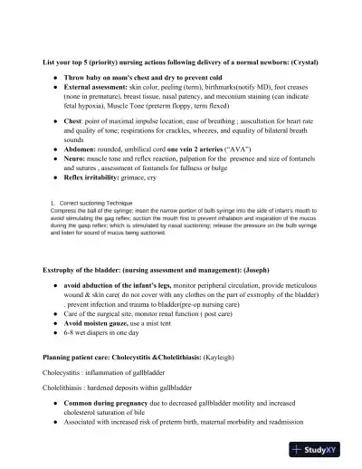 ATI RN Maternal Newborn Proctored Exam Version 4 With Answers (33 Solved Questions) - Page 13 preview image