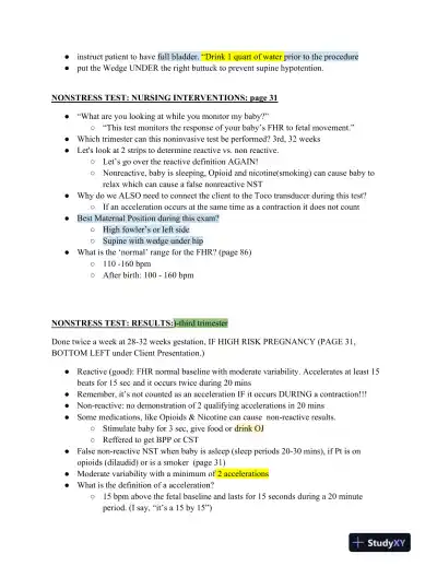ATI RN Maternal Newborn Proctored Exam Version 4 With Answers (33 Solved Questions) - Page 3 preview image