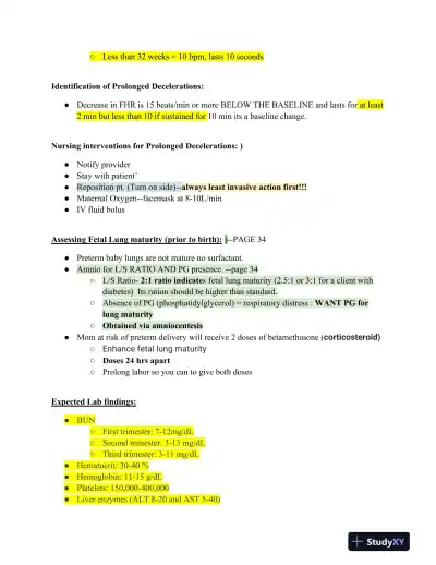 ATI RN Maternal Newborn Proctored Exam Version 4 With Answers (33 Solved Questions) - Page 4 preview image