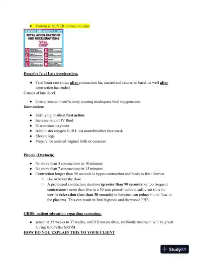 ATI RN Maternal Newborn Proctored Exam Version 4 With Answers (33 Solved Questions) - Page 5 preview image