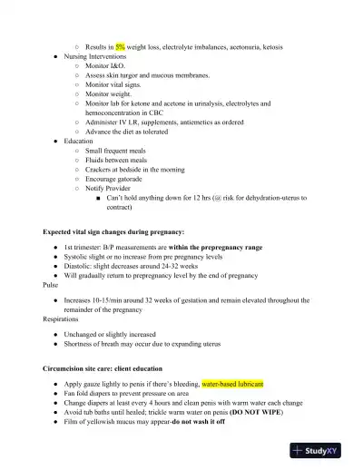 ATI RN Maternal Newborn Proctored Exam Version 4 With Answers (33 Solved Questions) - Page 7 preview image
