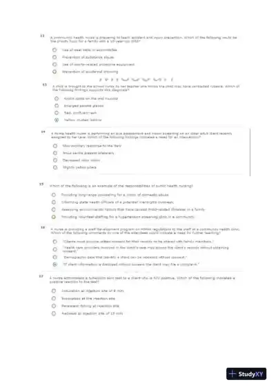 ATI PN Proctored Exam with Answers (55 Solved Questions) - Page 4 preview image