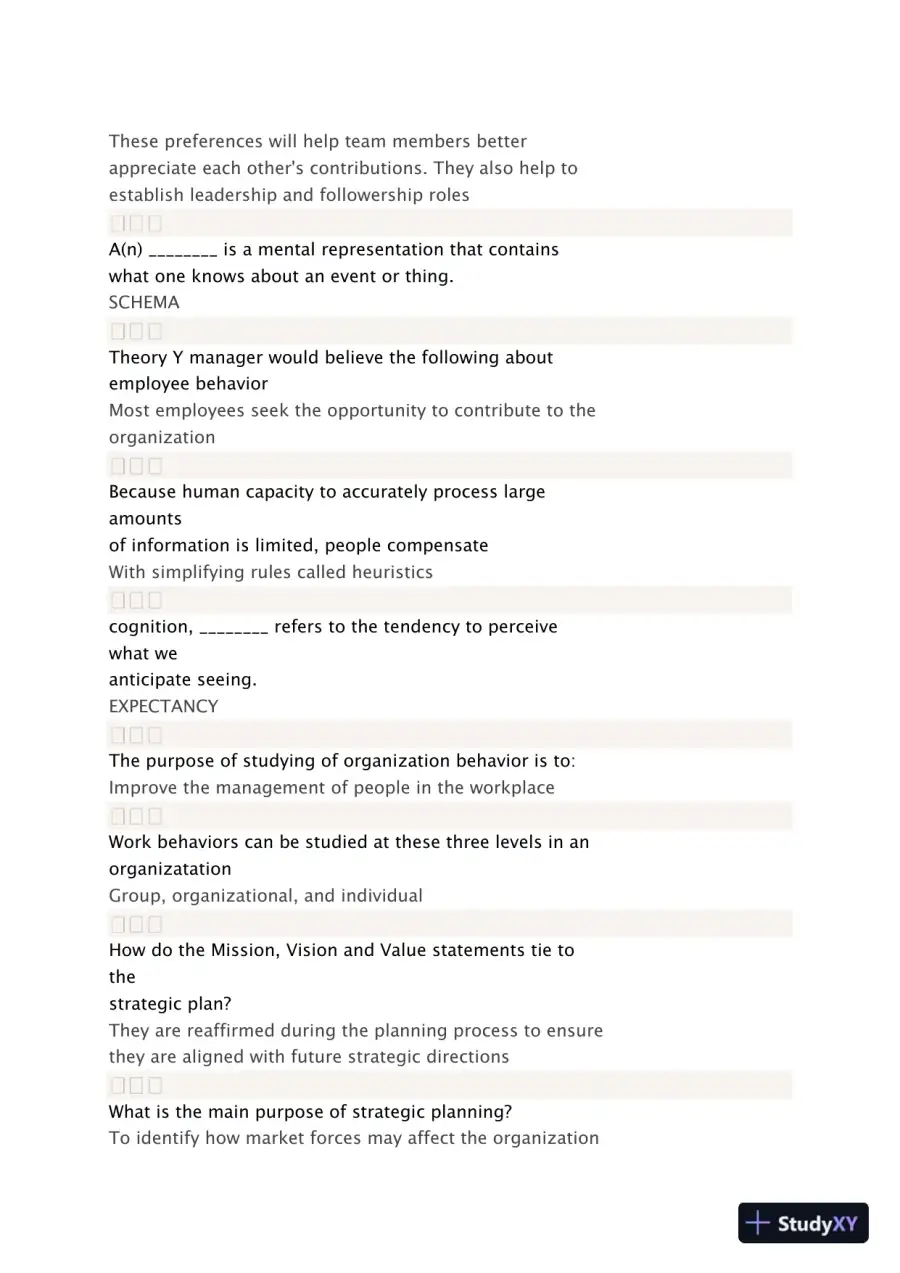 Liberty University BUSI 311 Quiz 2 Complete Solutions Correct Answers Key, page 16