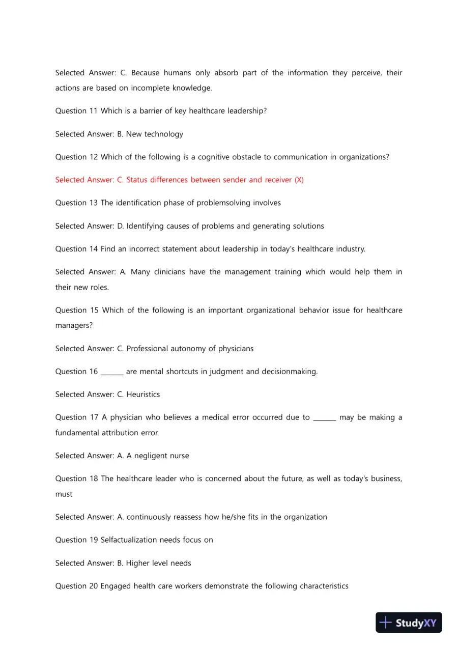 Liberty University BUSI 311 Quiz 2 Complete Solutions Correct Answers Key, page 5