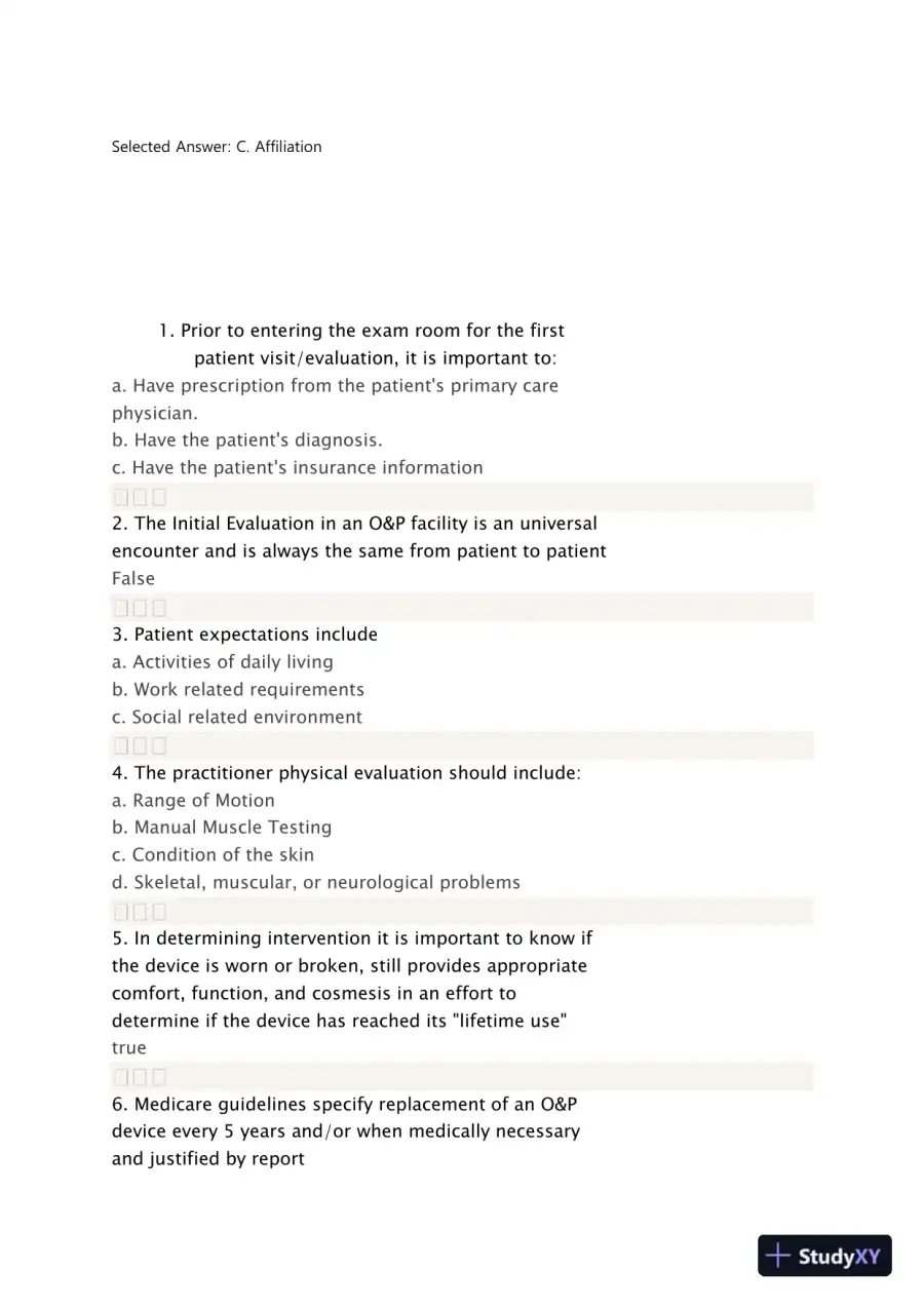 Liberty University BUSI 311 Quiz 2 Complete Solutions Correct Answers Key, page 7