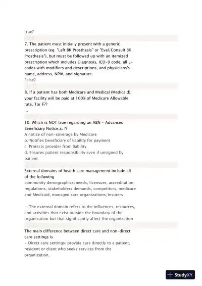 Liberty University BUSI 311 Quiz 2 Complete Solutions Correct Answers Key - Page 8 preview image