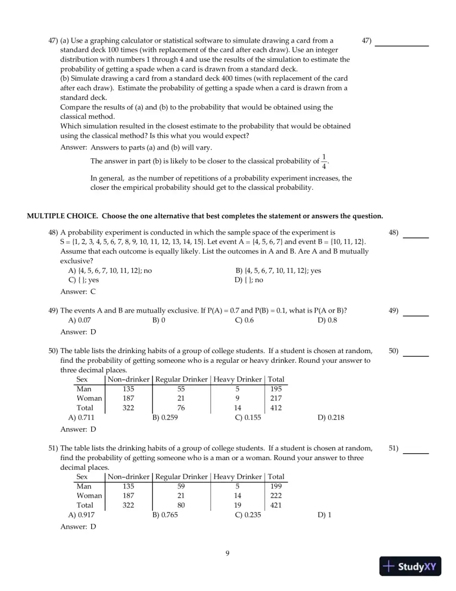 Fundamentals of Statistics, 5th Edition Test Bank, page 10