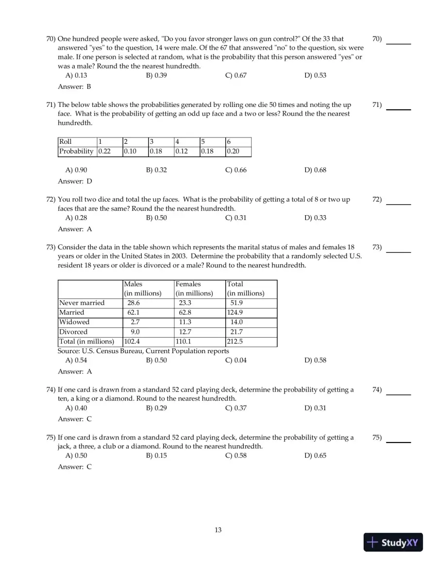 Fundamentals of Statistics, 5th Edition Test Bank, page 14