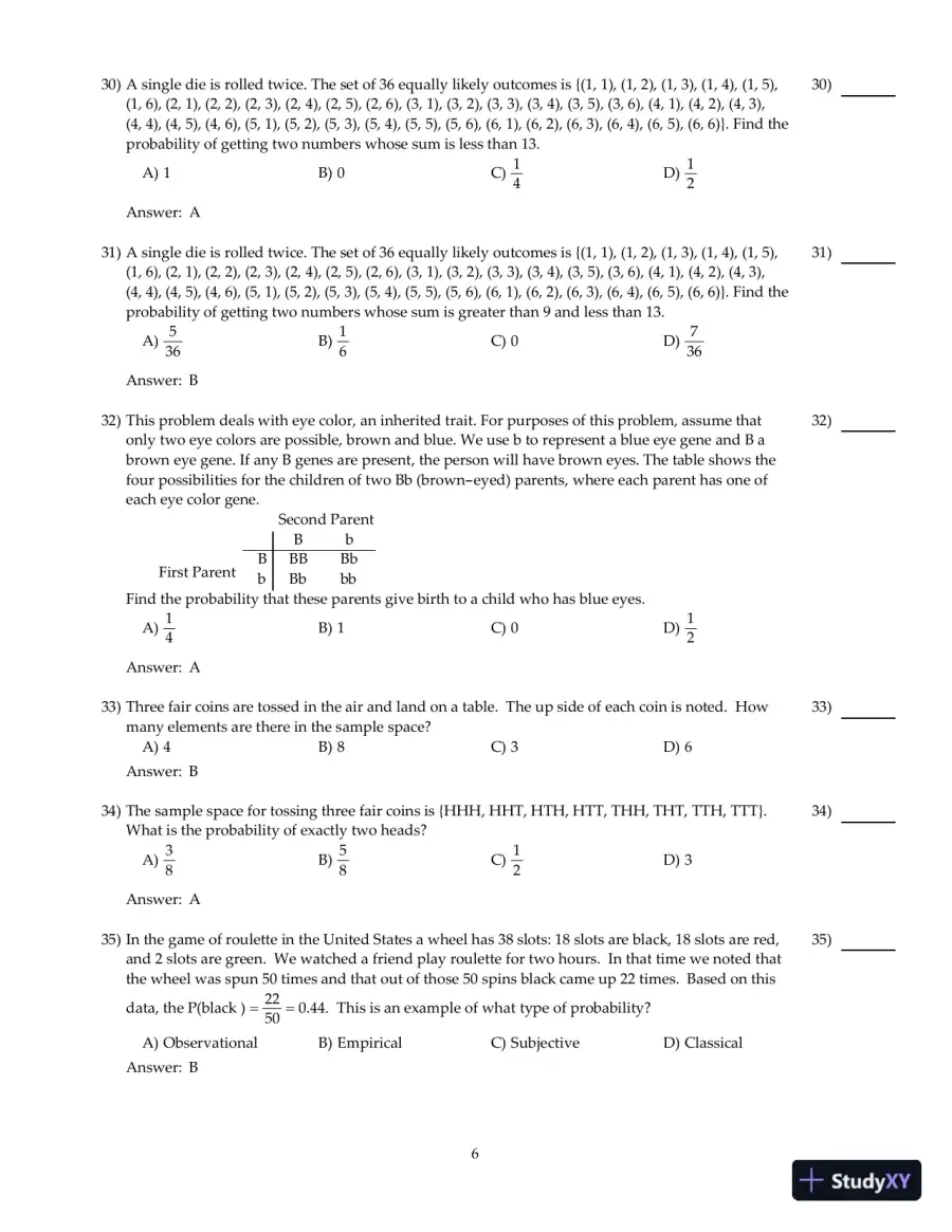 Fundamentals of Statistics, 5th Edition Test Bank, page 7