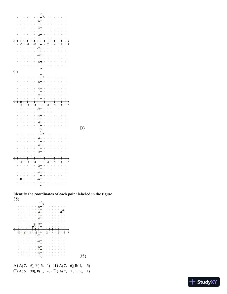 Test Bank for Elementary and Intermediate Algebra Functions and Authentic Applications, 3rd Edition, page 14
