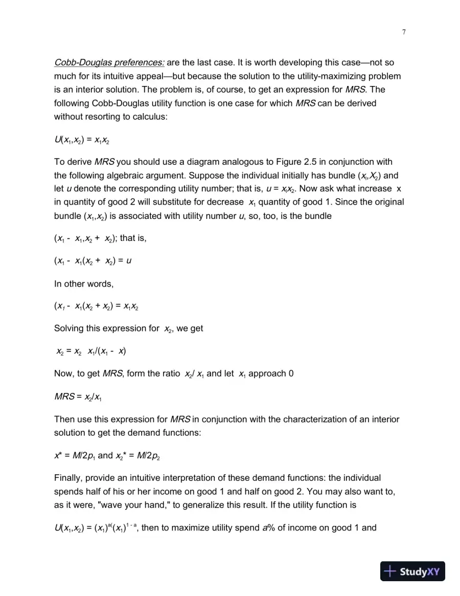 Microeconomics: Theory with Applications 8th Edition Solution Manual, page 10