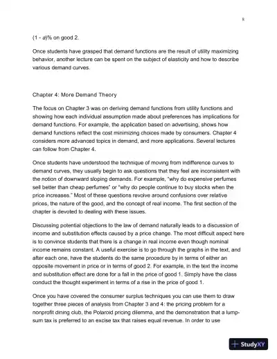 Microeconomics: Theory with Applications 8th Edition Solution Manual - Page 11 preview image