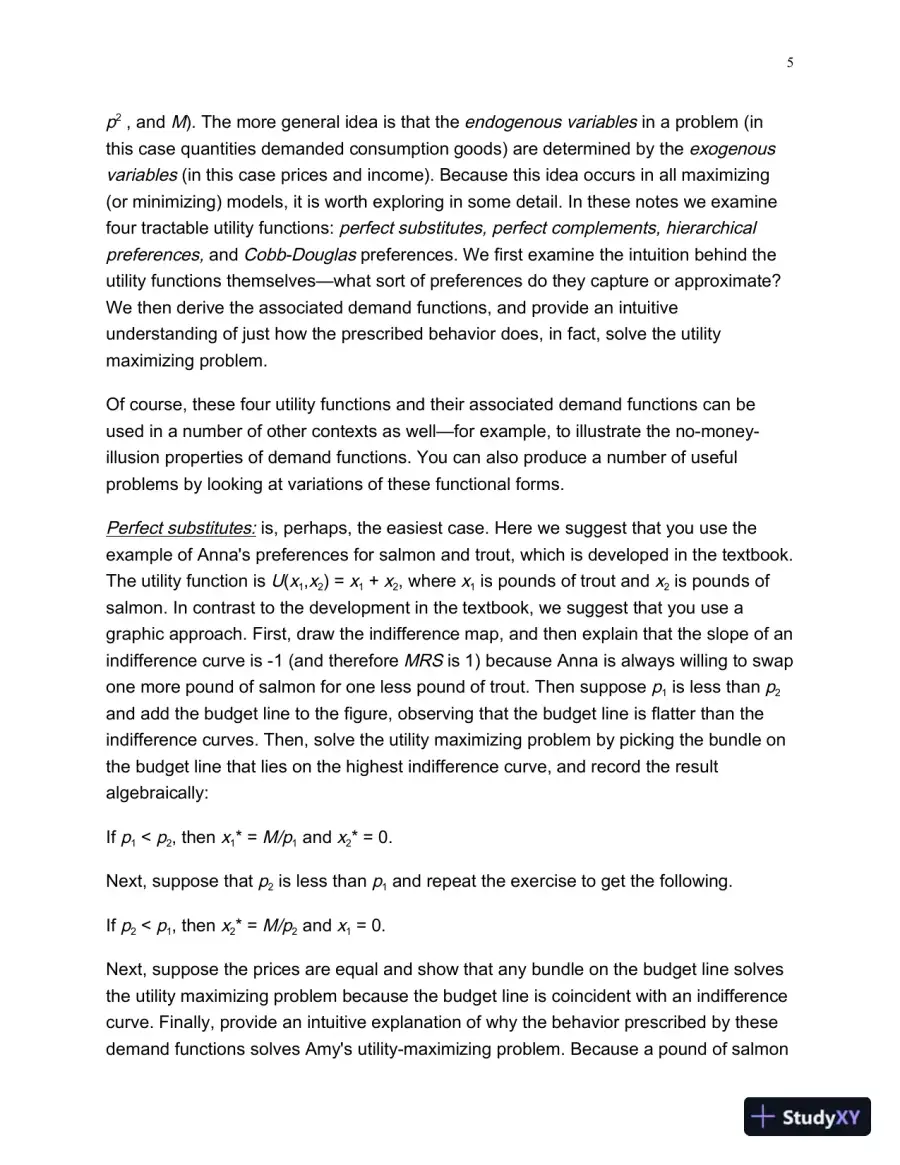 Microeconomics: Theory with Applications 8th Edition Solution Manual, page 8