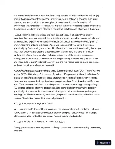 Microeconomics: Theory with Applications 8th Edition Solution Manual - Page 9 preview image