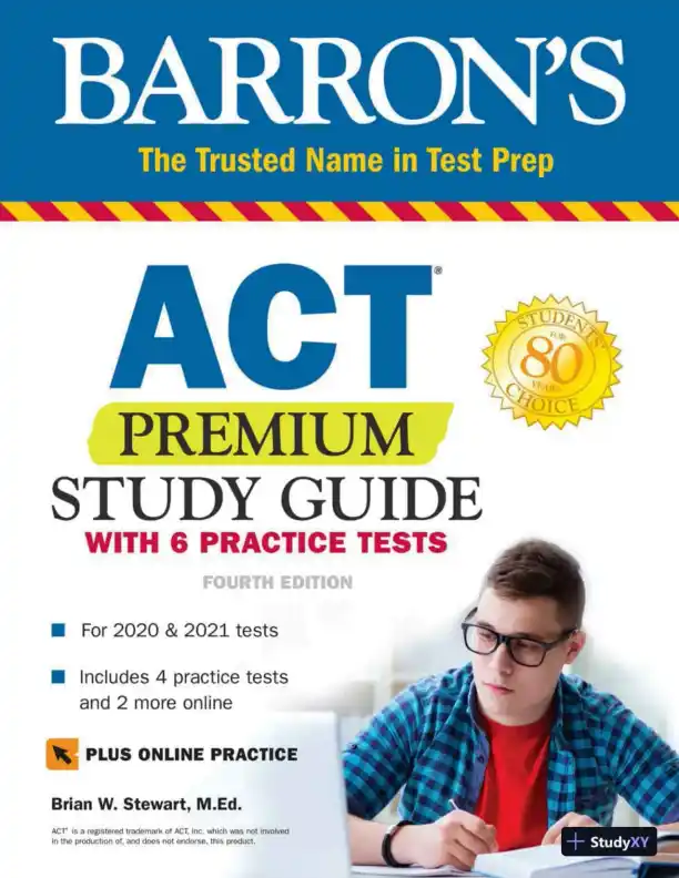 ACT Premium Study Guide with 6 Practice Tests, 4th Edition (2019) - Page 1 preview image