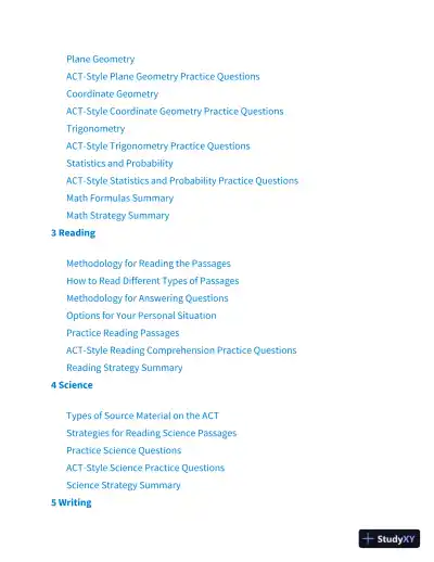 ACT Premium Study Guide with 6 Practice Tests, 4th Edition (2019) - Page 9 preview image