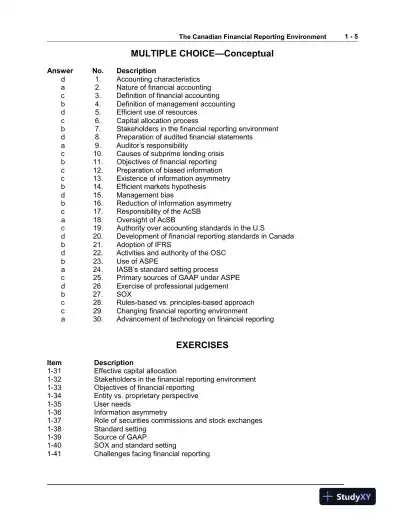 Intermediate Accounting, 10th Edition Test Bank - Page 6 preview image
