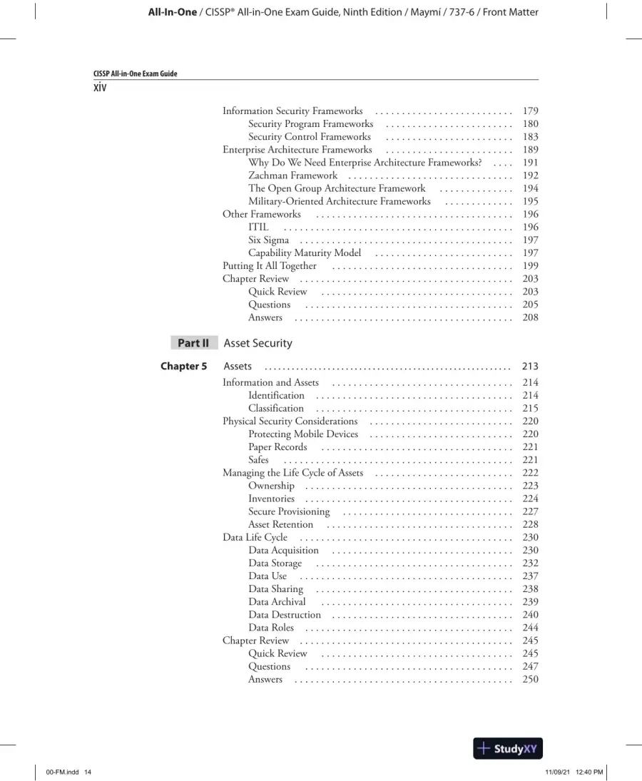 CISSP All-in-One Exam Guide (2021), page 16
