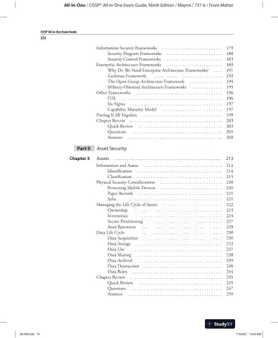 CISSP All-in-One Exam Guide (2021) - Page 16 preview image