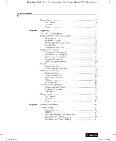 CISSP All-in-One Exam Guide (2021) - Page 18 preview image