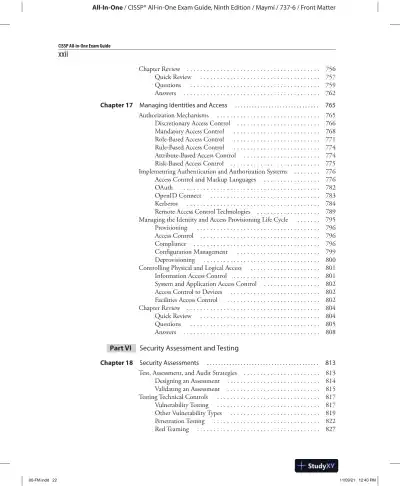 CISSP All-in-One Exam Guide (2021) - Page 24 preview image
