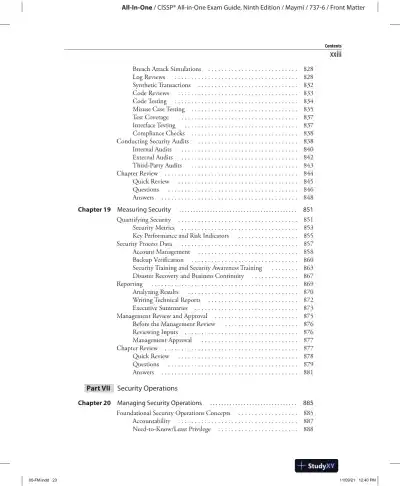 CISSP All-in-One Exam Guide (2021) - Page 25 preview image