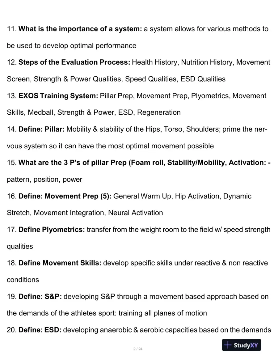 EXOS Others XPS Preparation With Answers (205 Solved Questions), page 3