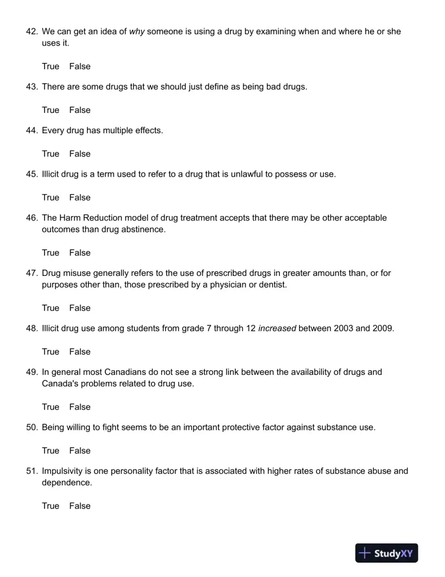 Drugs, Behaviour, and Society 2nd Canadian Edition Test Bank, page 11