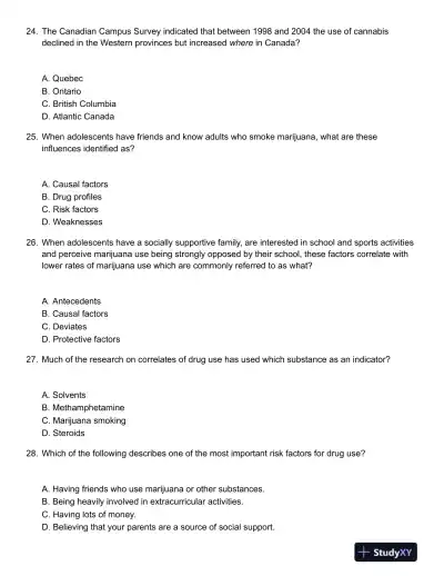 Drugs, Behaviour, and Society 2nd Canadian Edition Test Bank - Page 7 preview image