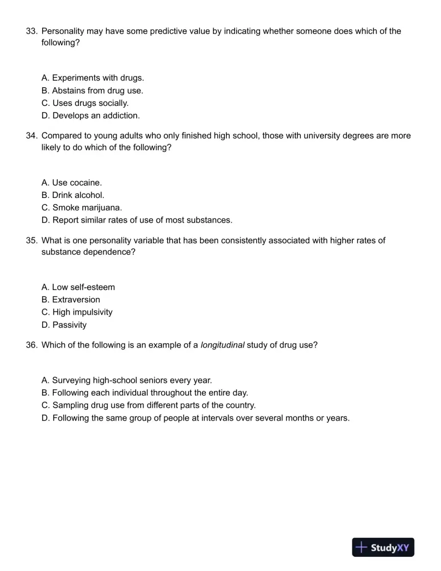 Drugs, Behaviour, and Society 2nd Canadian Edition Test Bank, page 9