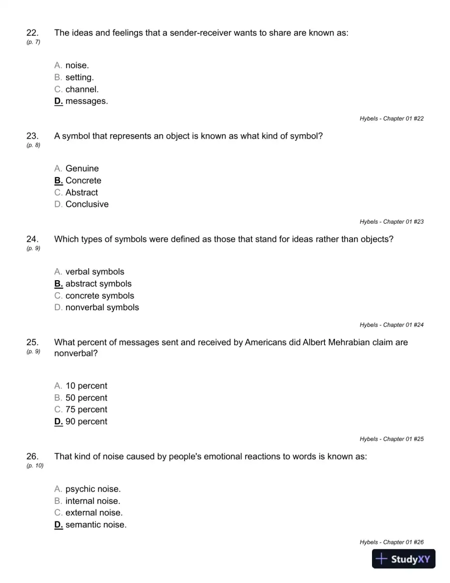 COMMUNICATING EFFECTIVELY 11th Edition Test Bank, page 14