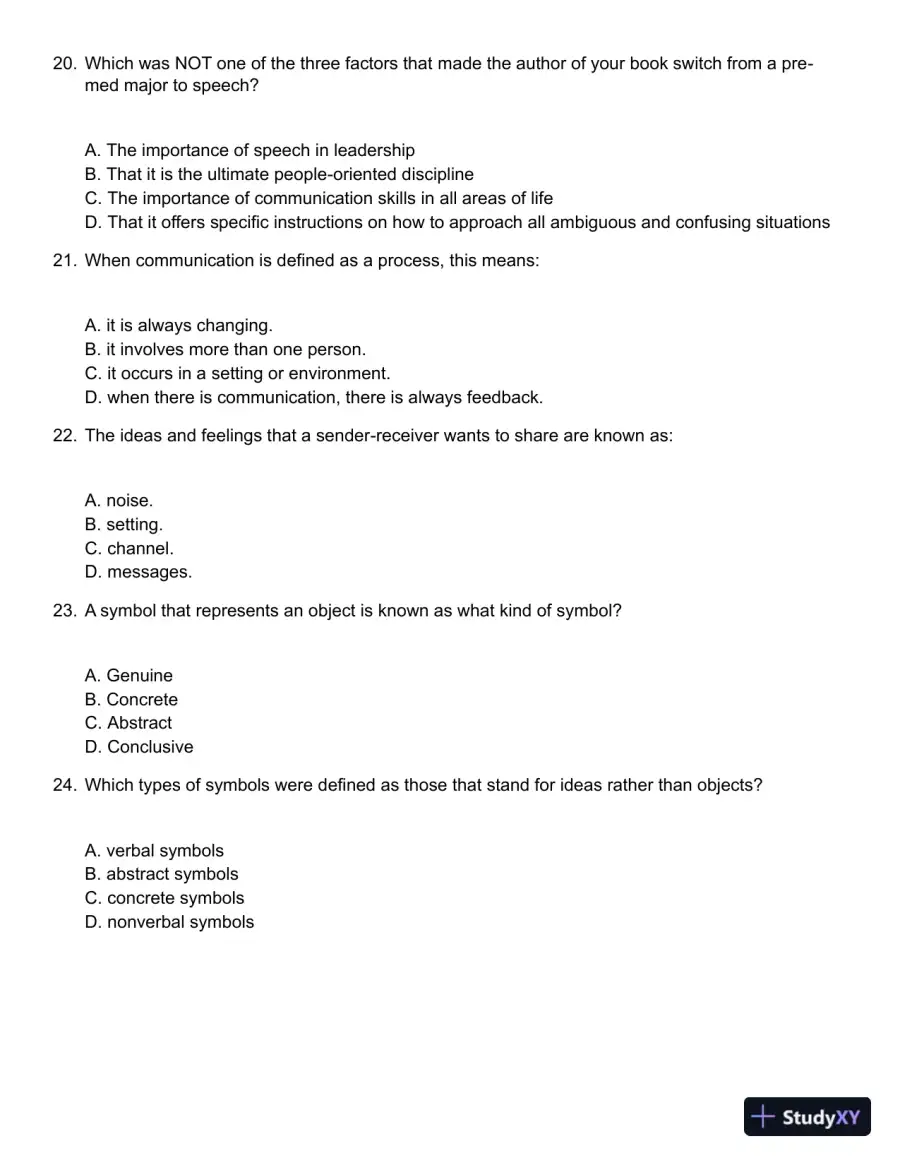 COMMUNICATING EFFECTIVELY 11th Edition Test Bank, page 4