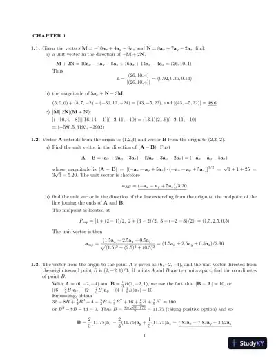 Engineering Electromagnetics, 8th Edition Solution Manual - Page 1 preview image
