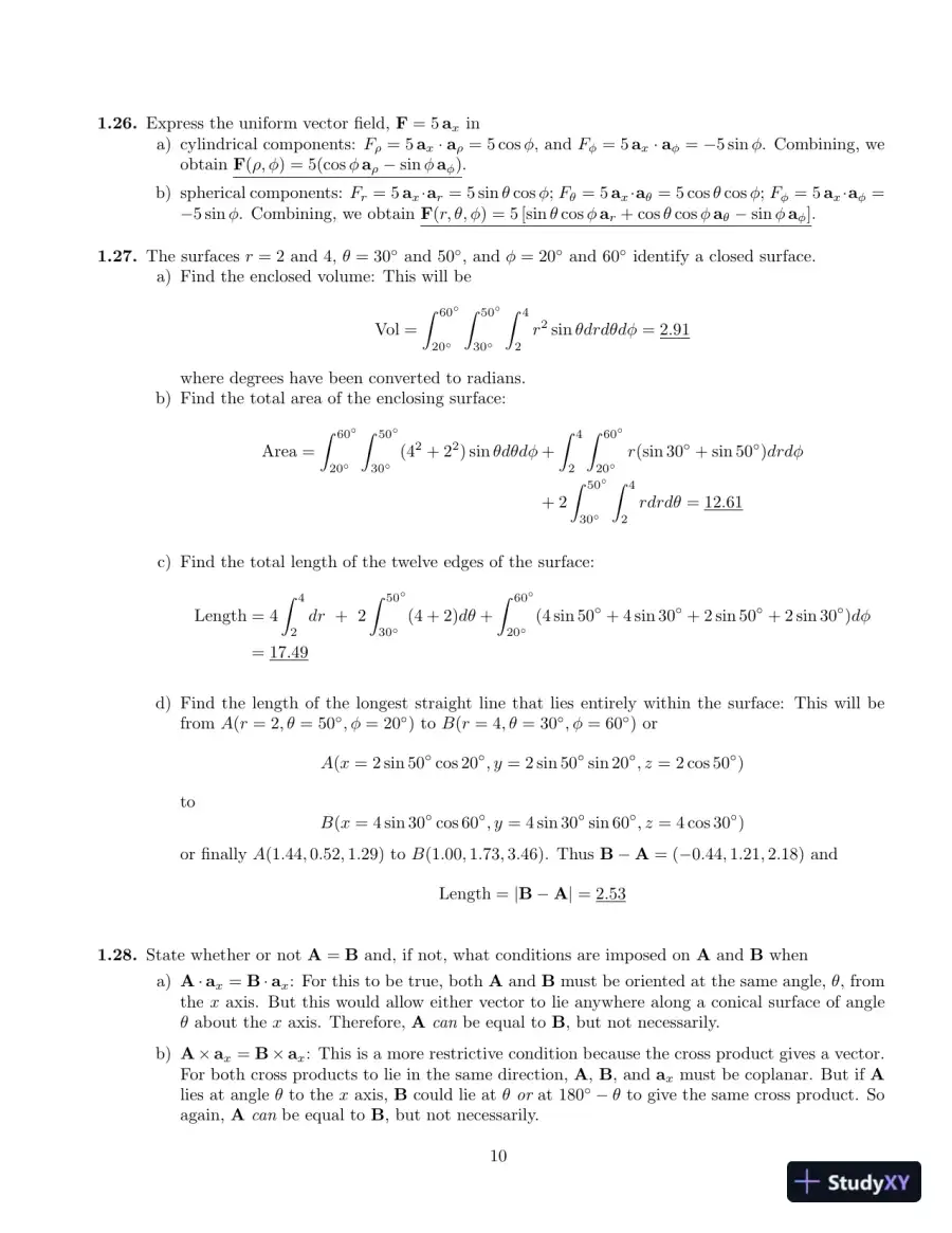 Engineering Electromagnetics, 8th Edition Solution Manual, page 11