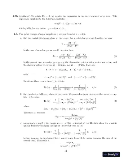 Engineering Electromagnetics, 8th Edition Solution Manual - Page 15 preview image