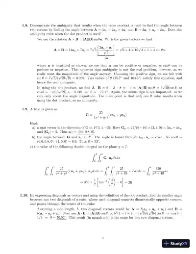 Engineering Electromagnetics, 8th Edition Solution Manual - Page 4 preview image