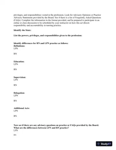 Making The Transition From LPN To RN, 1st Edition Class Notes - Page 11 preview image