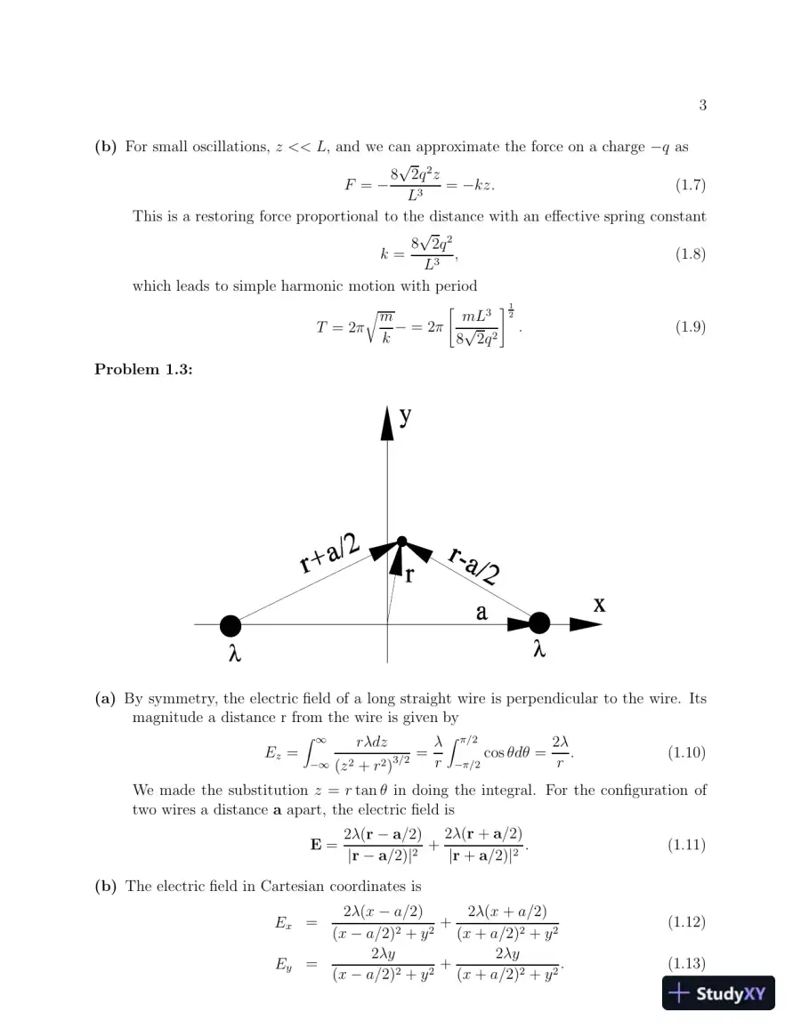 Solution Manual for Classical Electromagnetism, 1st Edition, page 7