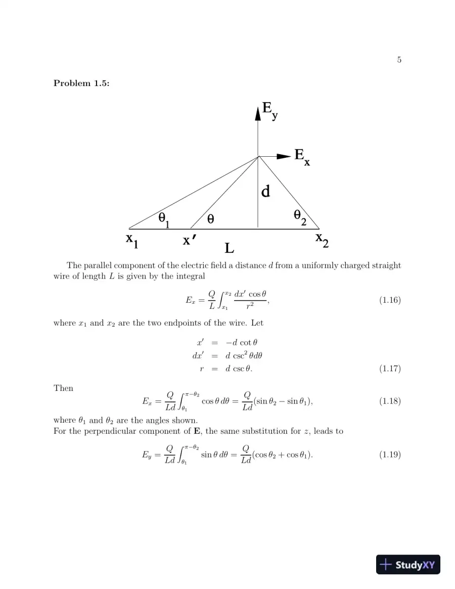 Solution Manual for Classical Electromagnetism, 1st Edition, page 9