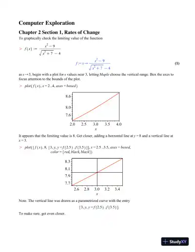 Solution Manual For Thomas' Calculus, Early Transcendentals, Media Upgrade, 11th Edition - Page 4 preview image