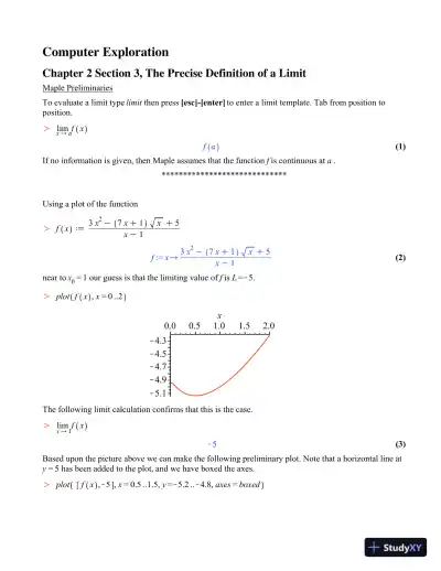 Solution Manual For Thomas' Calculus, Early Transcendentals, Media Upgrade, 11th Edition - Page 5 preview image