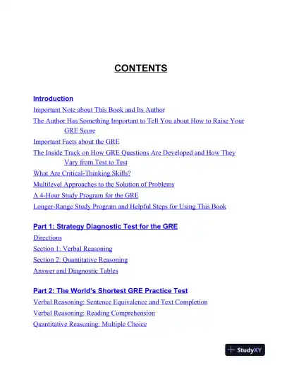 Gruber's Complete GRE Guide 2019-2020 (2019) - Page 11 preview image