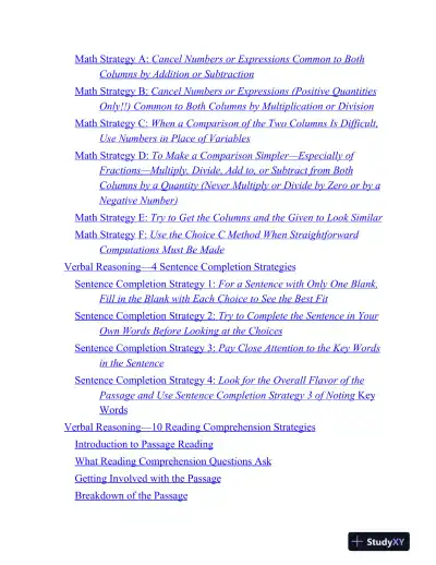 Gruber's Complete GRE Guide 2019-2020 (2019) - Page 14 preview image