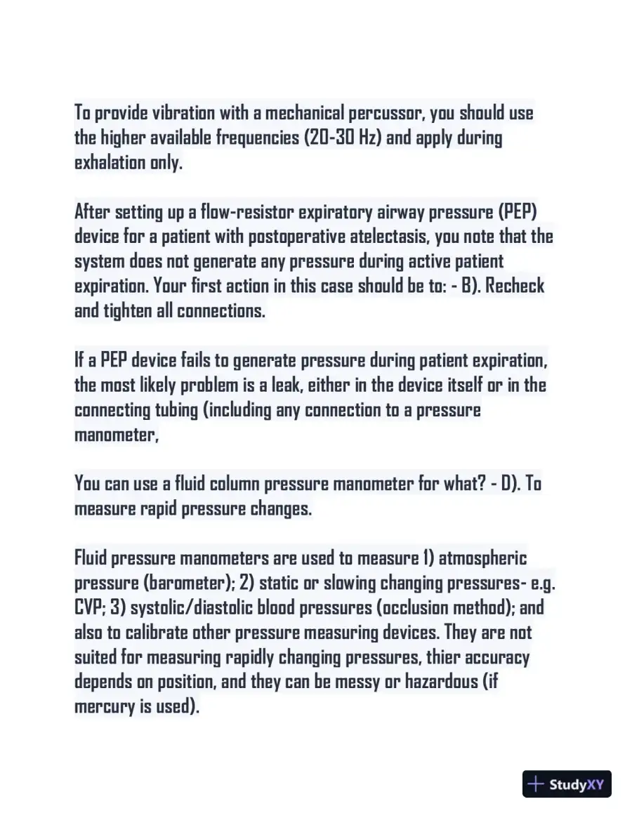 CRTE Nursing Diagnosis Practice Exam With Answers (100 Solved Questions), page 12