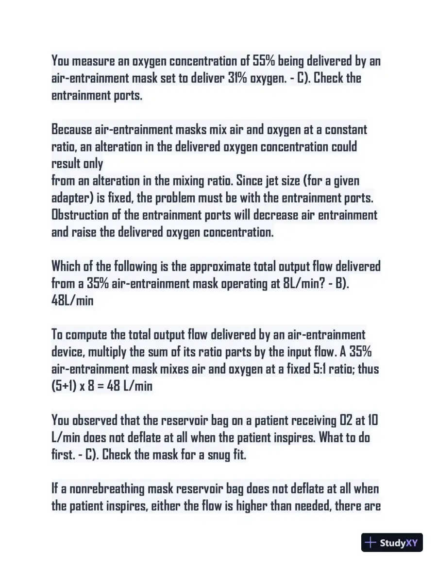CRTE Nursing Diagnosis Practice Exam With Answers (100 Solved Questions), page 4