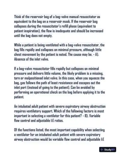 CRTE Nursing Diagnosis Practice Exam With Answers (100 Solved Questions) - Page 6 preview image