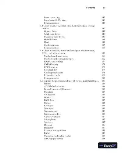 Comptia A+ Complete: Exam 220-1001 and Exam 220-1002 (2019) - Page 20 preview image