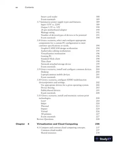 Comptia A+ Complete: Exam 220-1001 and Exam 220-1002 (2019) - Page 21 preview image