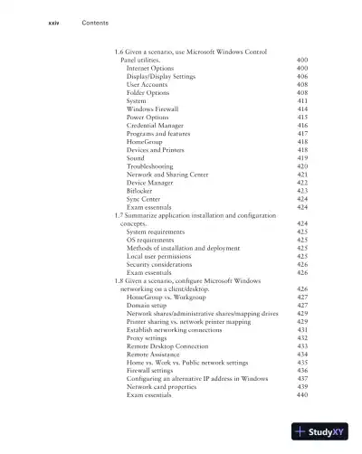 Comptia A+ Complete: Exam 220-1001 and Exam 220-1002 (2019) - Page 25 preview image
